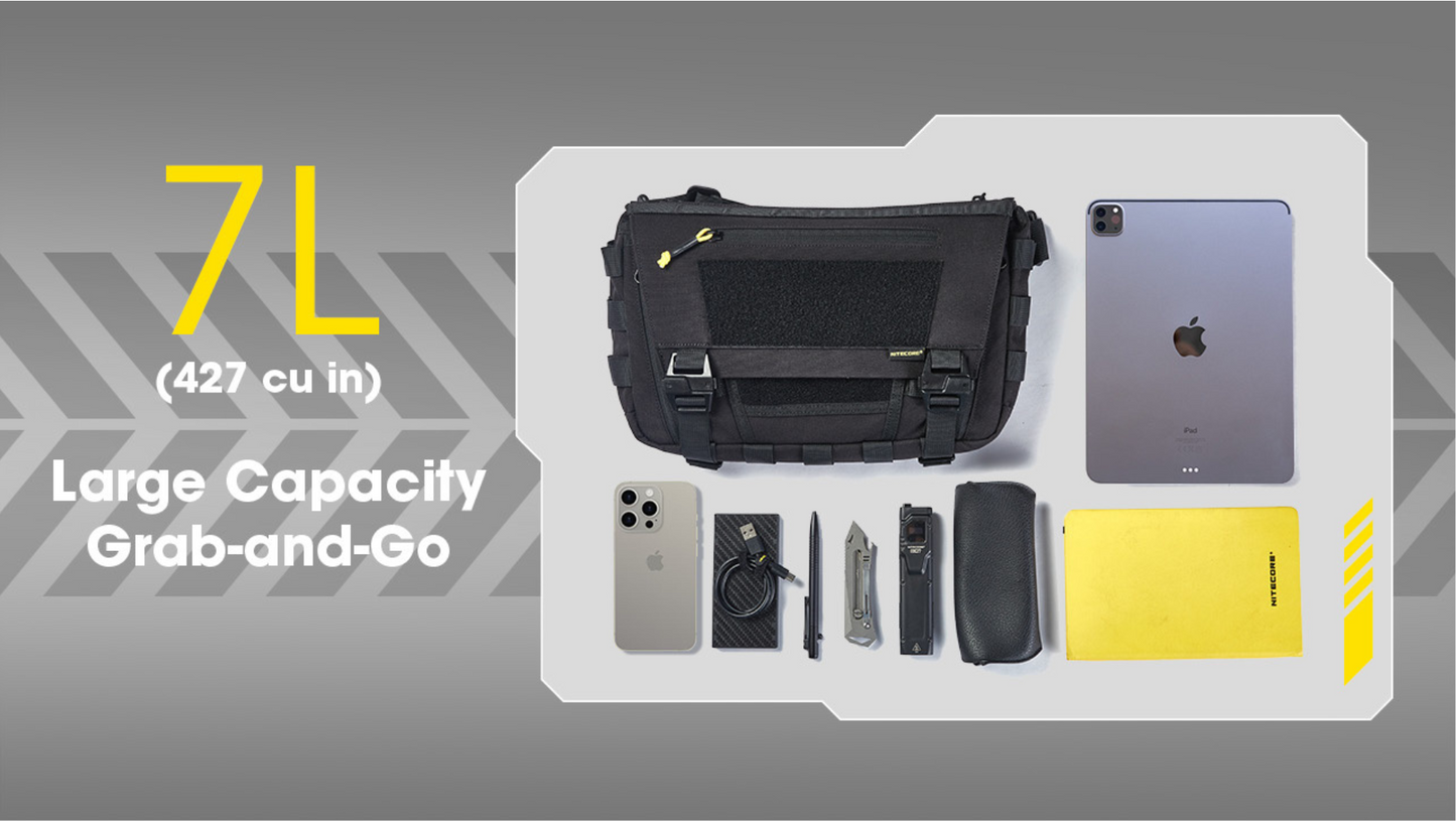 Nitecore SLB06 Cordura Nylon Commuting Crossbody & Shoulder Bag