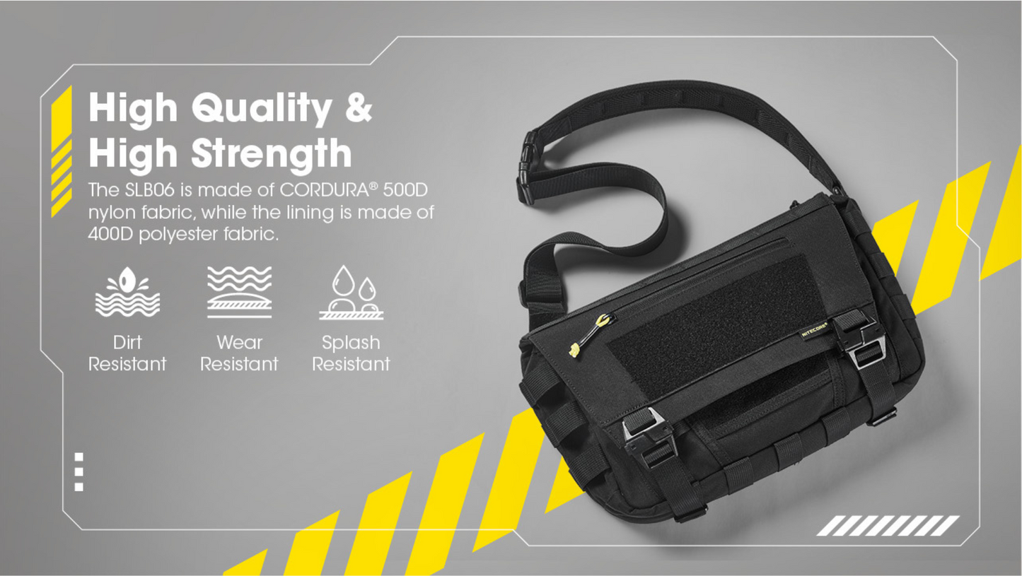 Nitecore SLB06 Cordura Nylon Commuting Crossbody & Shoulder Bag