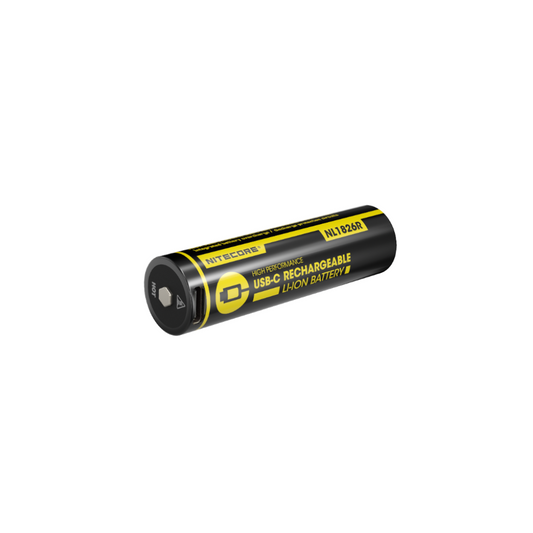 Nitecore 18650 2600mAh 3.6V Type-C Rechargeable Li-ion Battery NL1826R