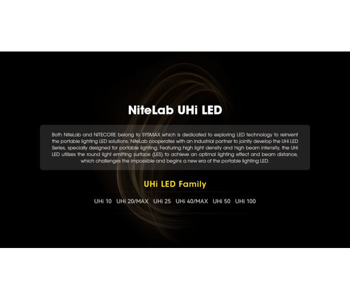 NITECORE EDC31 NiteLab UHi 20 MAX LED 3500L High Performance EDC USB Rechargeable Flashlight (100% Authentic)