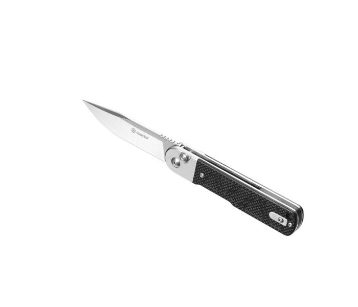 Ganzo G767-BK Button Lock 9Cr14 Stainless Steel G10 Folding Knife (Black)