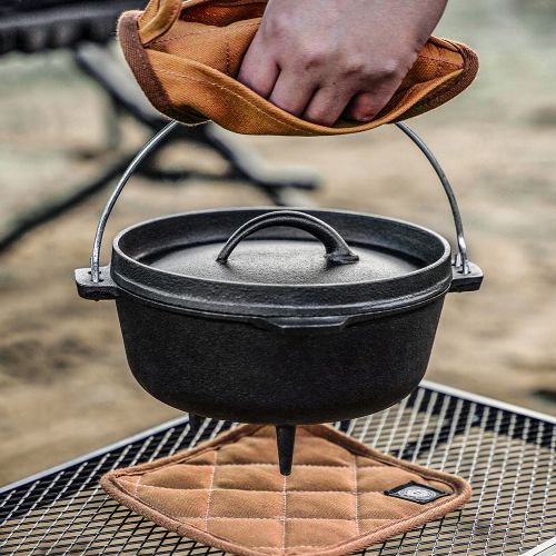 KZM Canvas Field Camping Tray Set