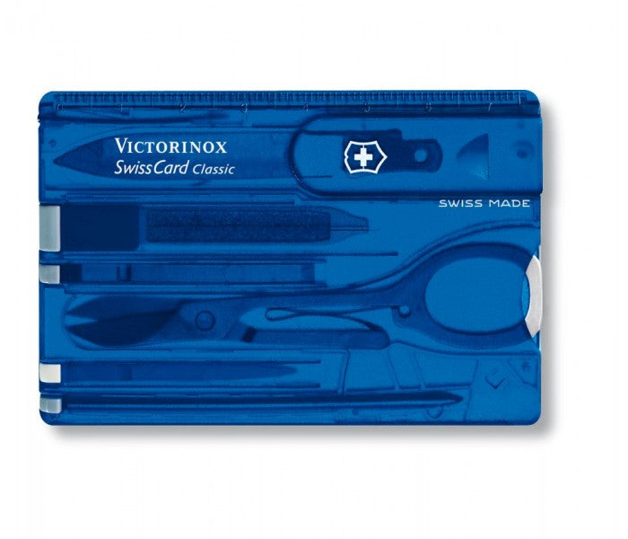 Victorinox SwissCard Classic Sapphire Multitool Pocket Knife 0.7122.T2