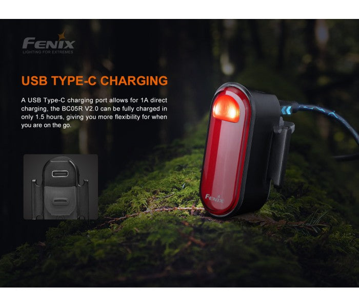 Fenix BC26R + BC05R V2.0 Rechargeable Bicycle Bike Light Flashlight