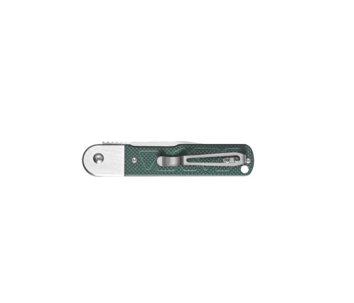 Ganzo G767-GB Button Lock 9Cr14 Stainless Steel G10 Folding Knife (Green)