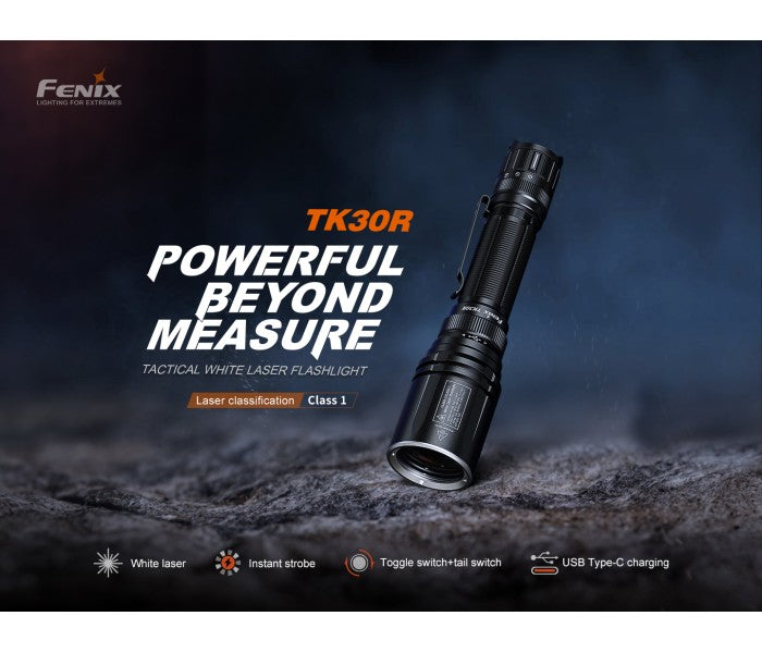 FENIX TK30R 500L 1.5KM Rechargeable LEP White Laser Flashlight