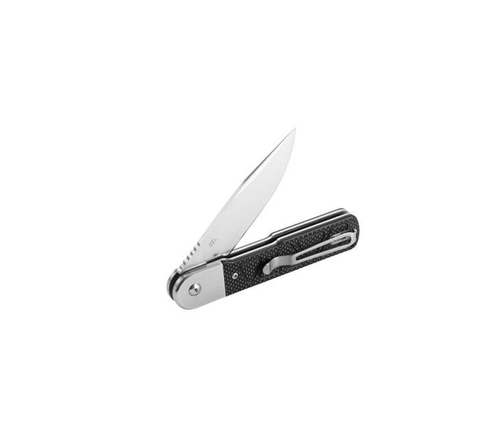 Ganzo G767-BK Button Lock 9Cr14 Stainless Steel G10 Folding Knife (Black)