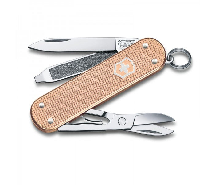 Victorinox Classic Alox Fresh Peach Multitool Pocket Knife 0.6221.202G