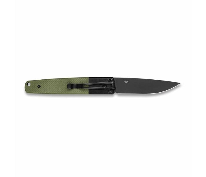 Ganzo G721B-GR Button Lock 440C G10 Folding Knife (Green)