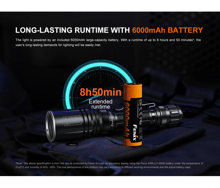 FENIX TK30R 500L 1.5KM Rechargeable LEP White Laser Flashlight