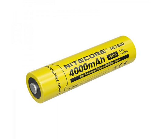 Nitecore 18650 4000mAh 5A Protected Li-ion Rechargeable Battery NL1840