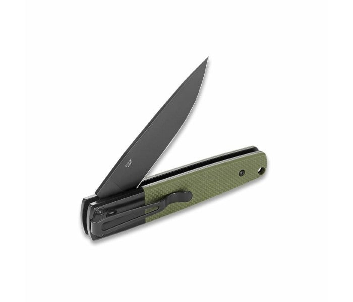 Ganzo G721B-GR Button Lock 440C G10 Folding Knife (Green)