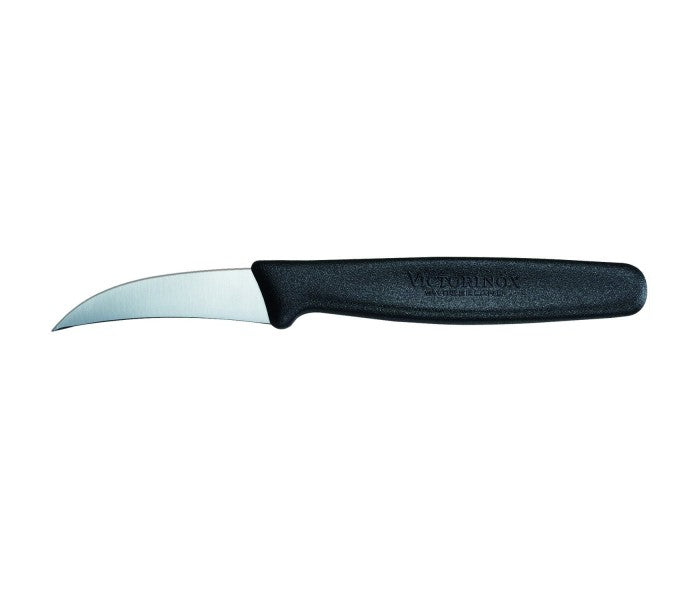 Victorinox 5.5cm Shaping Knife Black Kitchen Decoration Curved Blade Knife 5.0503