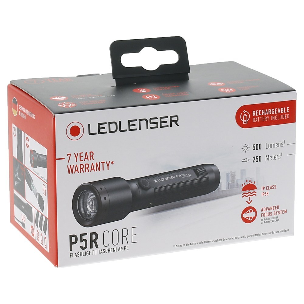 Ledlenser P7R Core Rechargeable LED Flashlight - 1400 Lumens